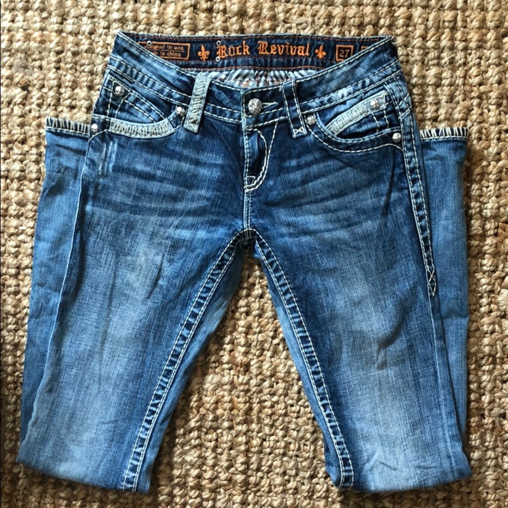 Rock Revival Woman’s Flare Jeans Size 27